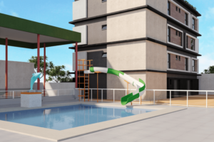piscina do hotel